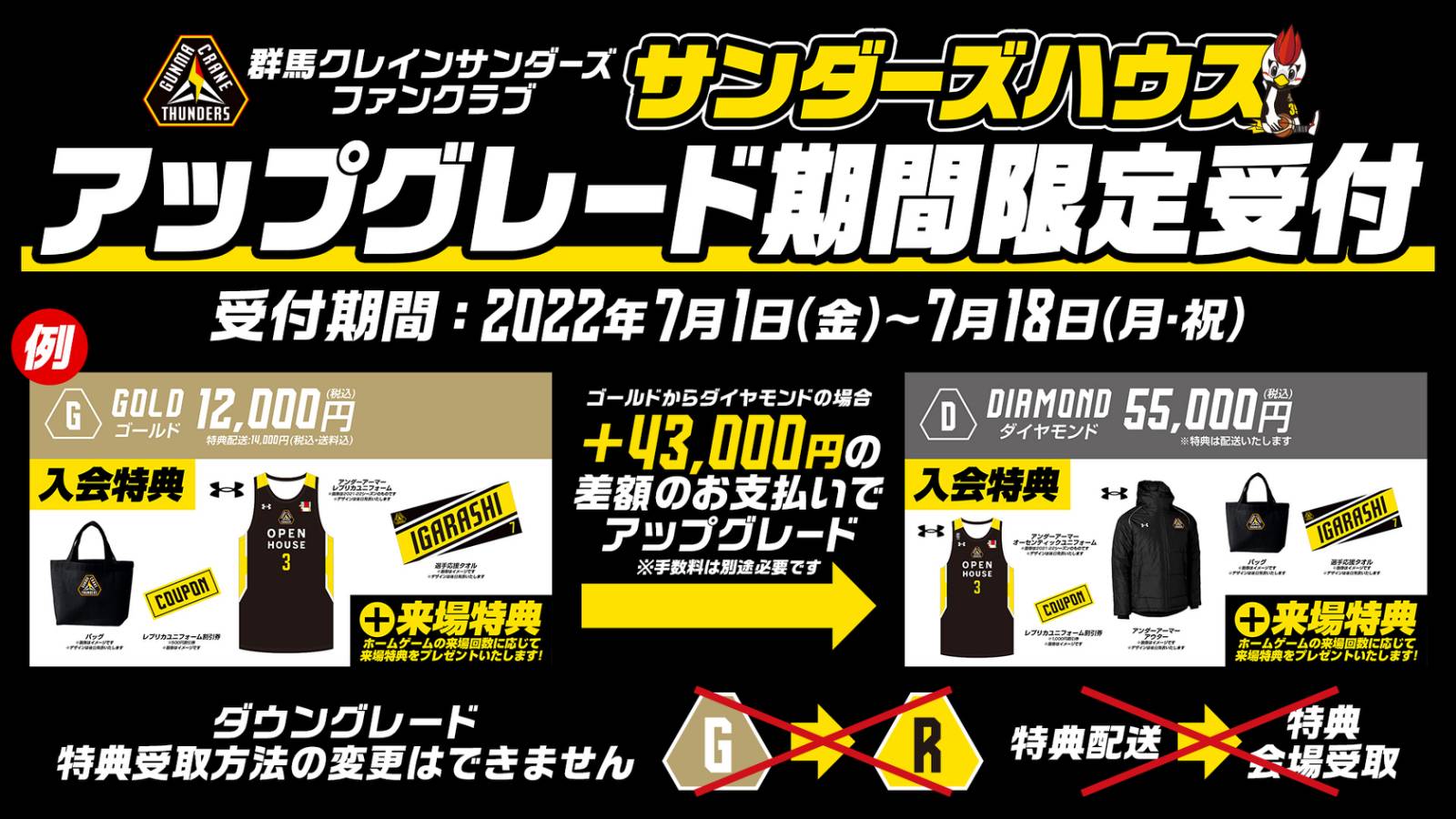 FANCLUB | 群馬クレインサンダーズ