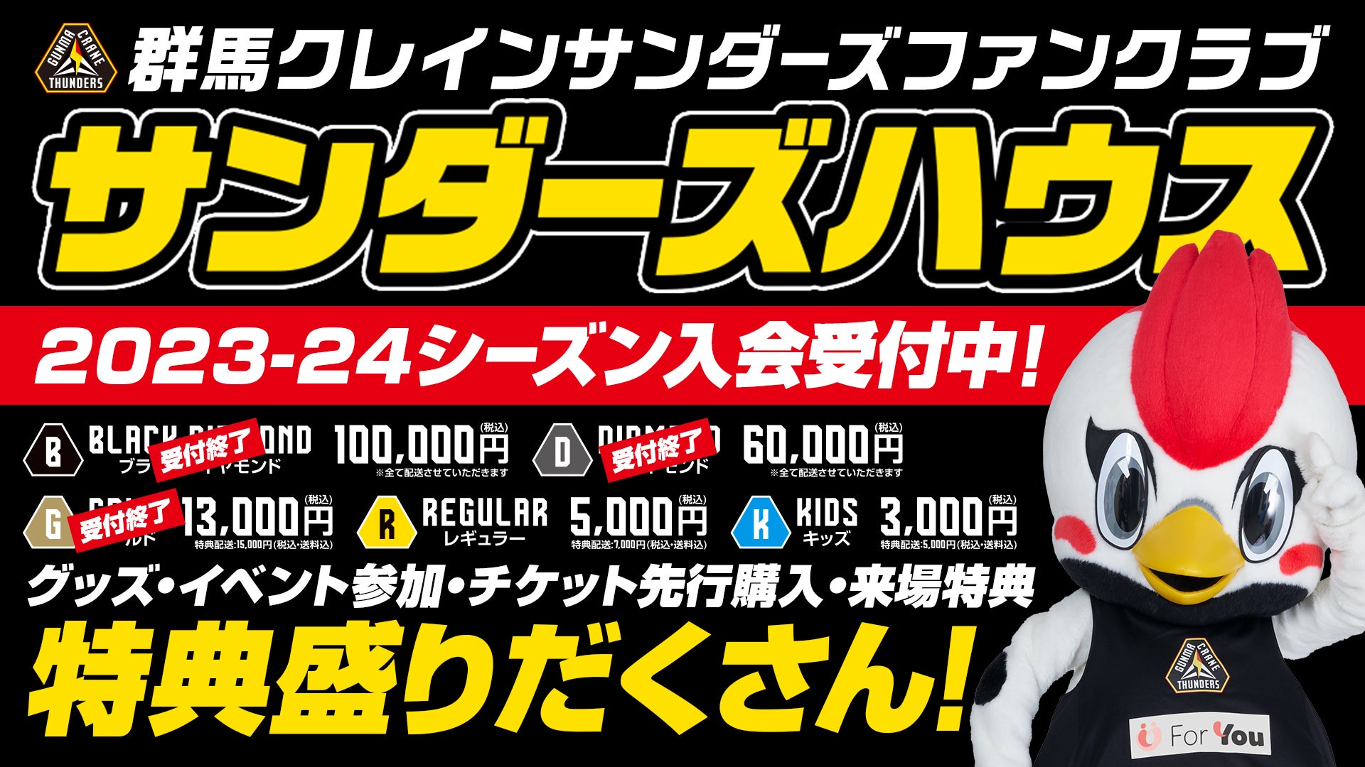 試合情報】1月17日(水) 宇都宮ブレックス戦 | 群馬クレインサンダーズ