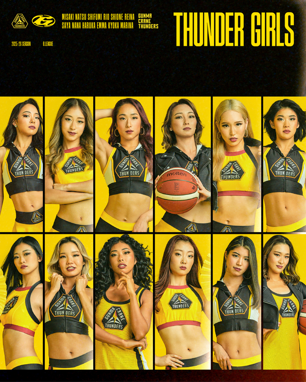 2025-26シーズン オフィシャルチアダンサー「THUNDER GIRLS」メンバー決定のお知らせ